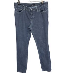 Prana Womens Jeans 12/31 Regular Gray Straight Organic Cotton Blend